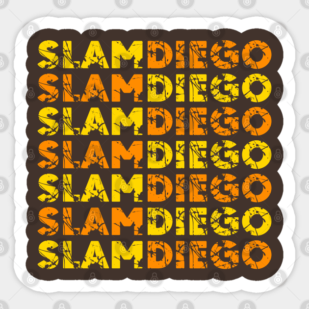 Slam Diego Sticker by EnolaReven